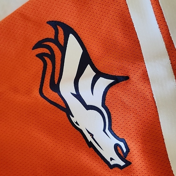 NFL TEAM APPAREL Denver Broncos #3 Russell Wilson Football Fan Jersey Orange - Picture 7 of 12